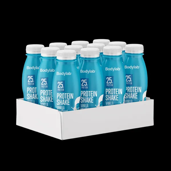 BodyLab Protein Shake - Vanille-Milchshake (12x330 ml)