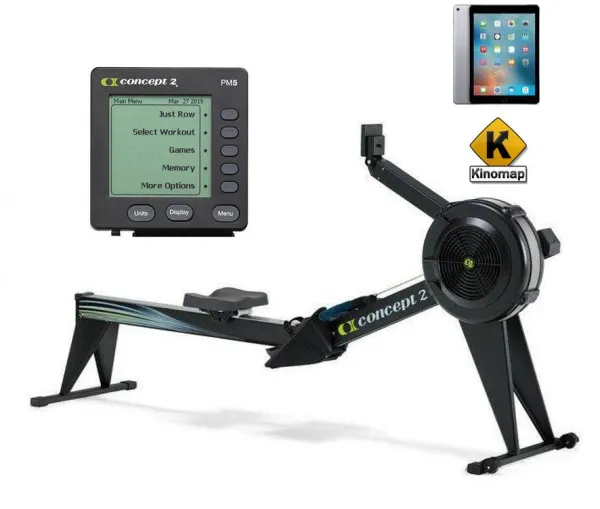 Concept2 Model D PM5 Hohe Ruderergometer Schwarz